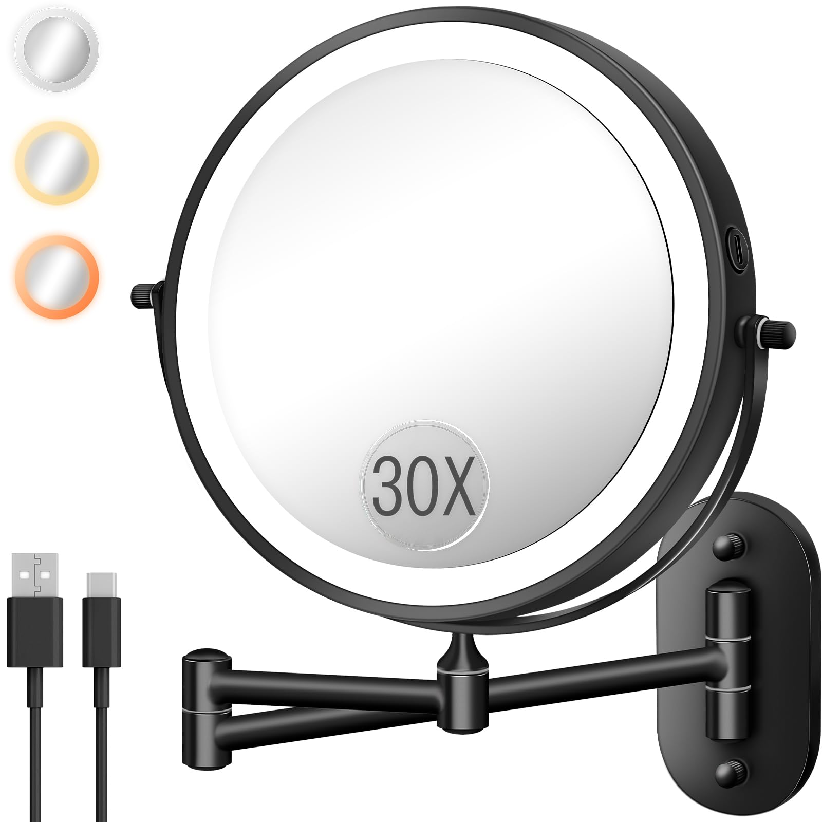 vpu Wall Mounted Makeup Mirror
