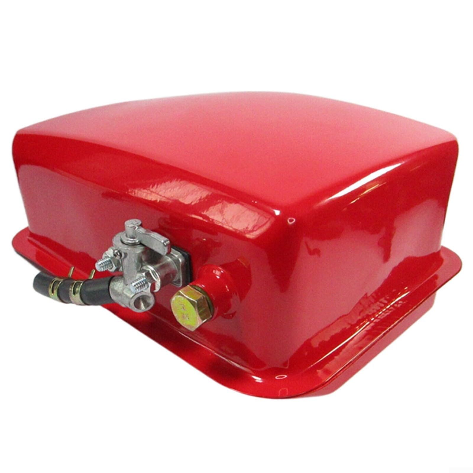 Serbatoio carburante diesel rosso per motori raffreddati ad aria 170F, 173F, 178F, 186F, 192F, ad alta resistenza, adatto per piccoli macchinari e motozappe, contenitore resistente alle perdite, per