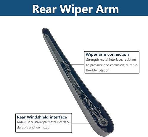 Miniatura 4 de Brazo del limpiaparabrisas trasero con limpiaparabrisas para Buick Encore 2013-2020  Chevy Trax 2015-2020 Reemplazo de la escobilla del