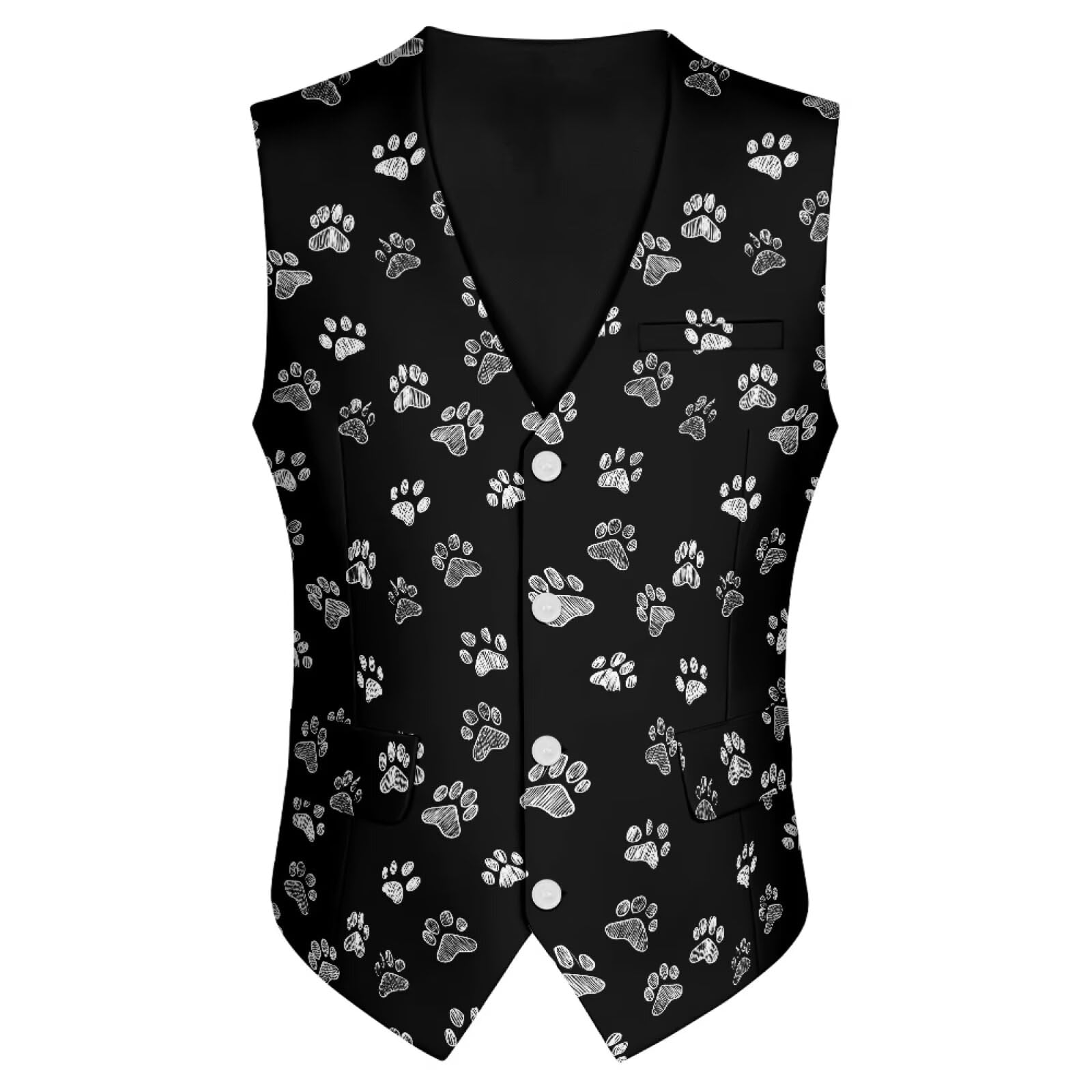 Chaleco de traje para hombre, para negocios, formal, sin mangas, cuello en V, para bodas, fiestas, tallas S-4XL