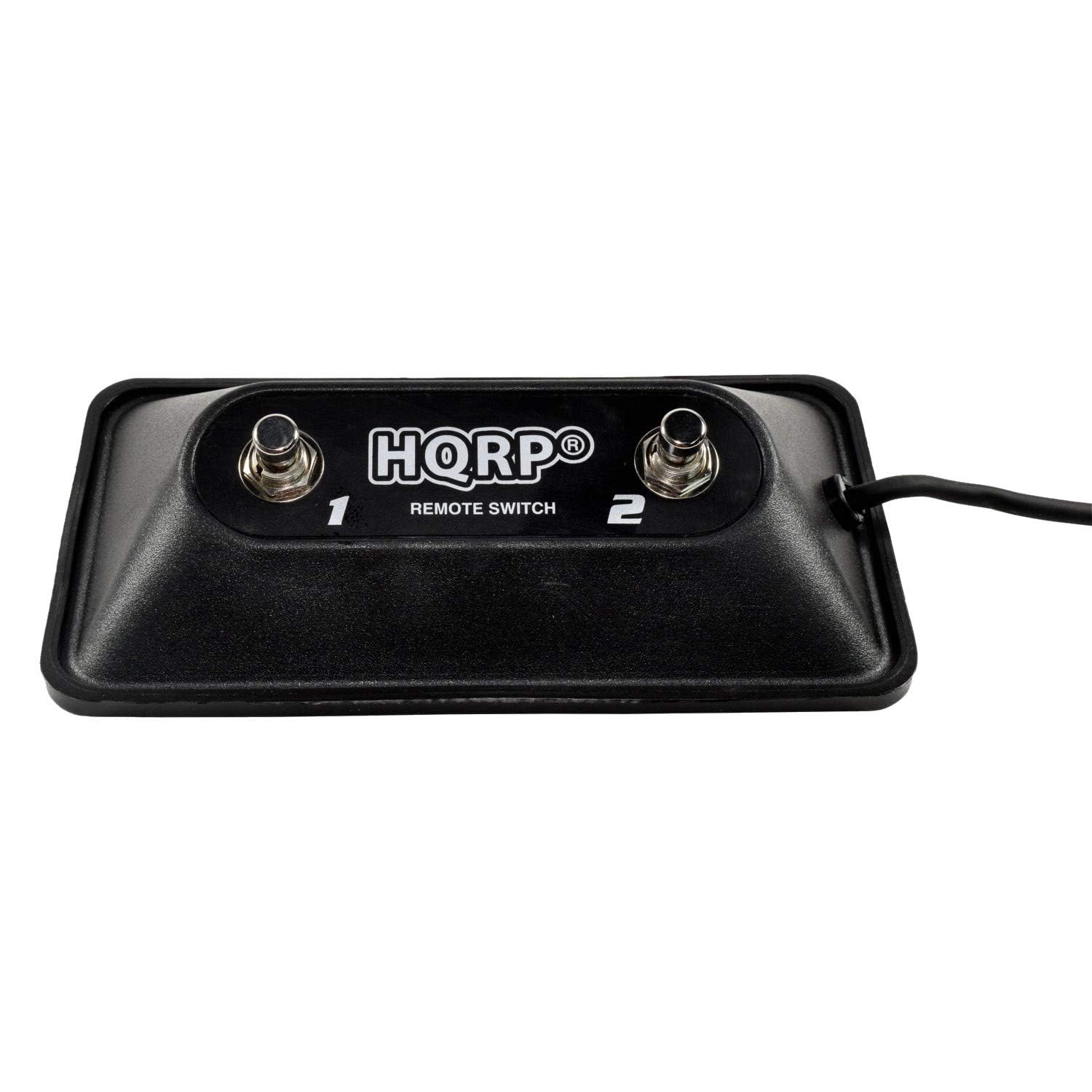 HQRP Interruptor de pie multiusos de 2 botones compatible con Peavey 03022910 03008010 03330850 de repuesto para TransTube Bandit DeltaBlues Supreme Head Ecoustic 112 Mark VIII amperios negro