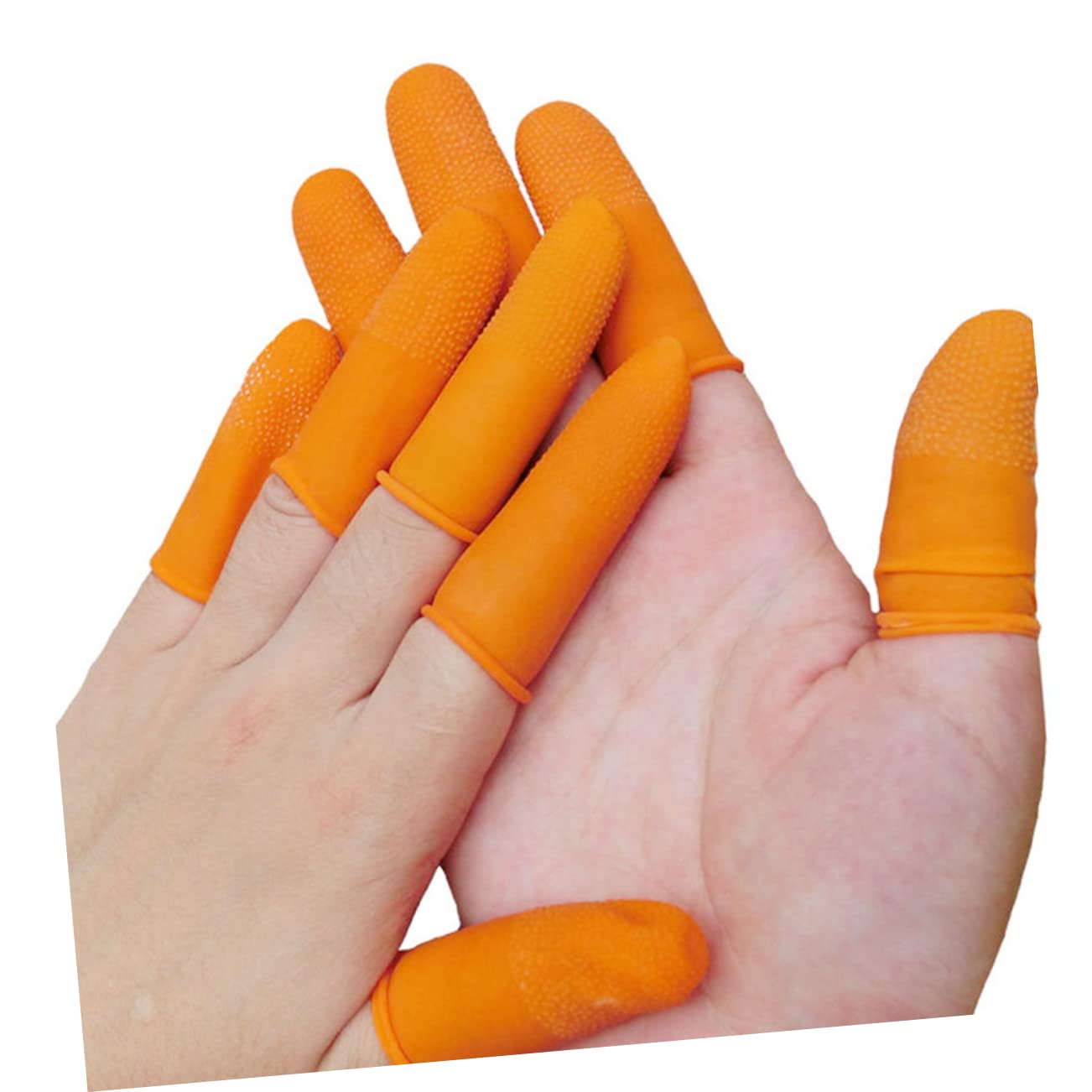 Ipetboom 1 Set of Orange Thicken Protective Cover for Nail Art Craft Chalkboard Writing Electronics Chemical More Size s 200g