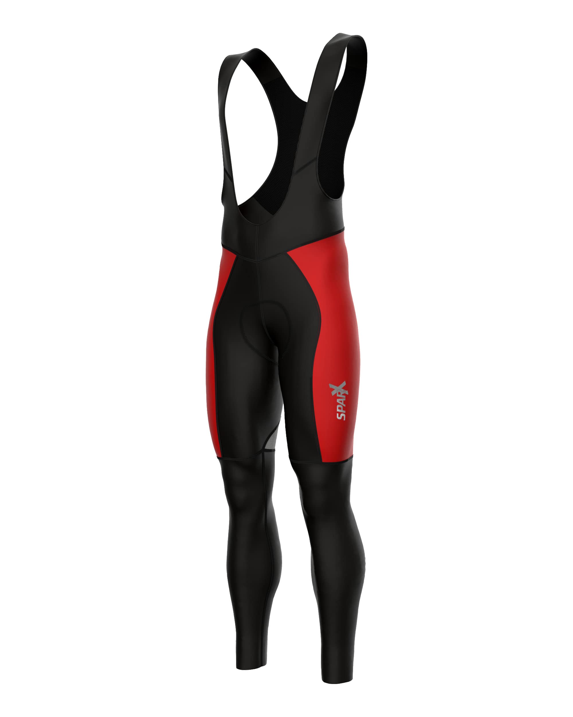 sparx sports Sparx Men Winter Cycling Thermal Roubaix Bib Tights Padded Bib Pants High Viz Bike Leggings-picture-22