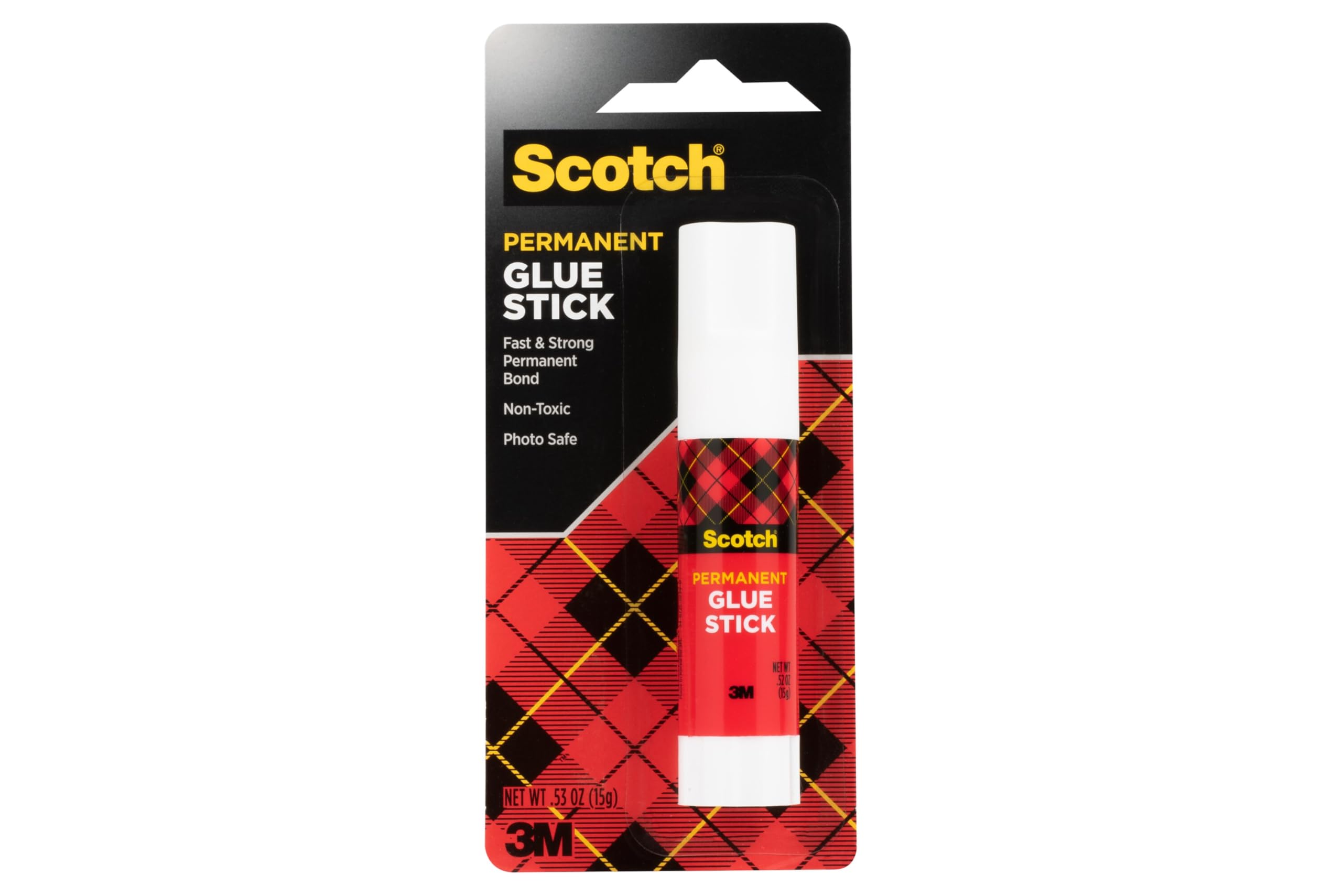 Scotch Glue Stick, .52 oz, Acid Free and Non-Toxic (6015)