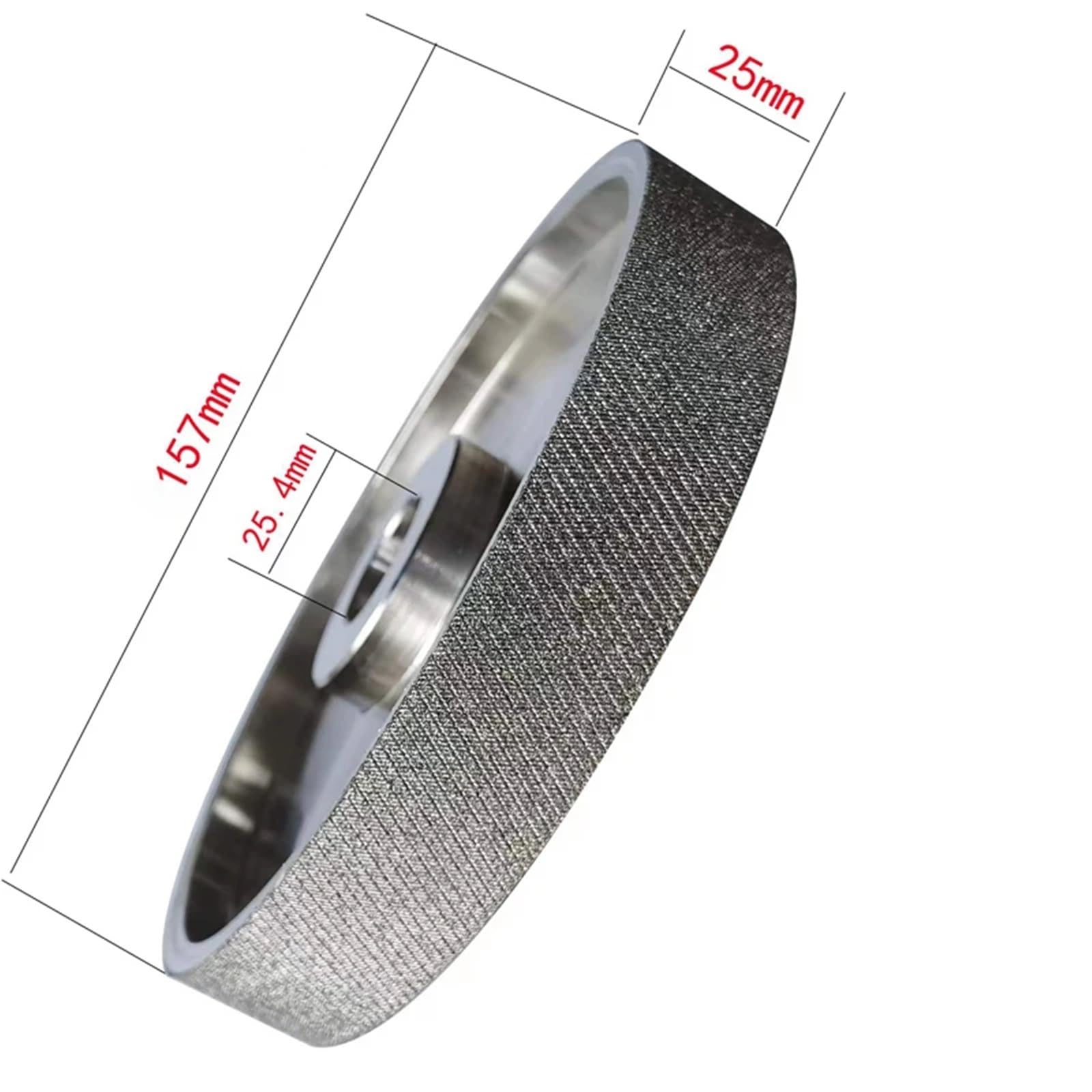 Diamentowa Tarcza Szlifierska Garnkowa, 6-calowa Polerska 150 Mm X 25 Do Szlifowania Biżuterii, Lapidarium I Precyzyjnego(60Grit)