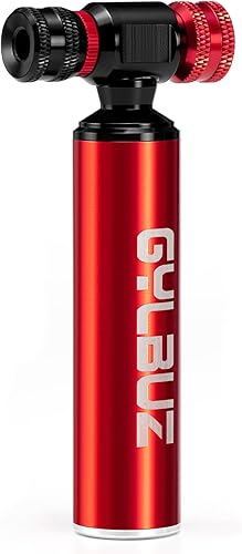 Inflador de neumáticos de bicicleta de CO2 Bomba de bicicleta portátil de Co2 compatible con válvula Presta y Schrader con cartucho de