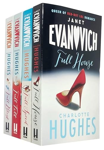 Full Series 4 Books Collection Set By Janet Evanovich & Charlotte Hughes (Full House, Full Tilt, Full Speed, Full Blast)