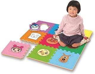 ジョイパレット(JOYPALETTE) アンパンマンとなかまたち パズルであそぼう! やわらかマット9 W865mm×H10mm×D865mm