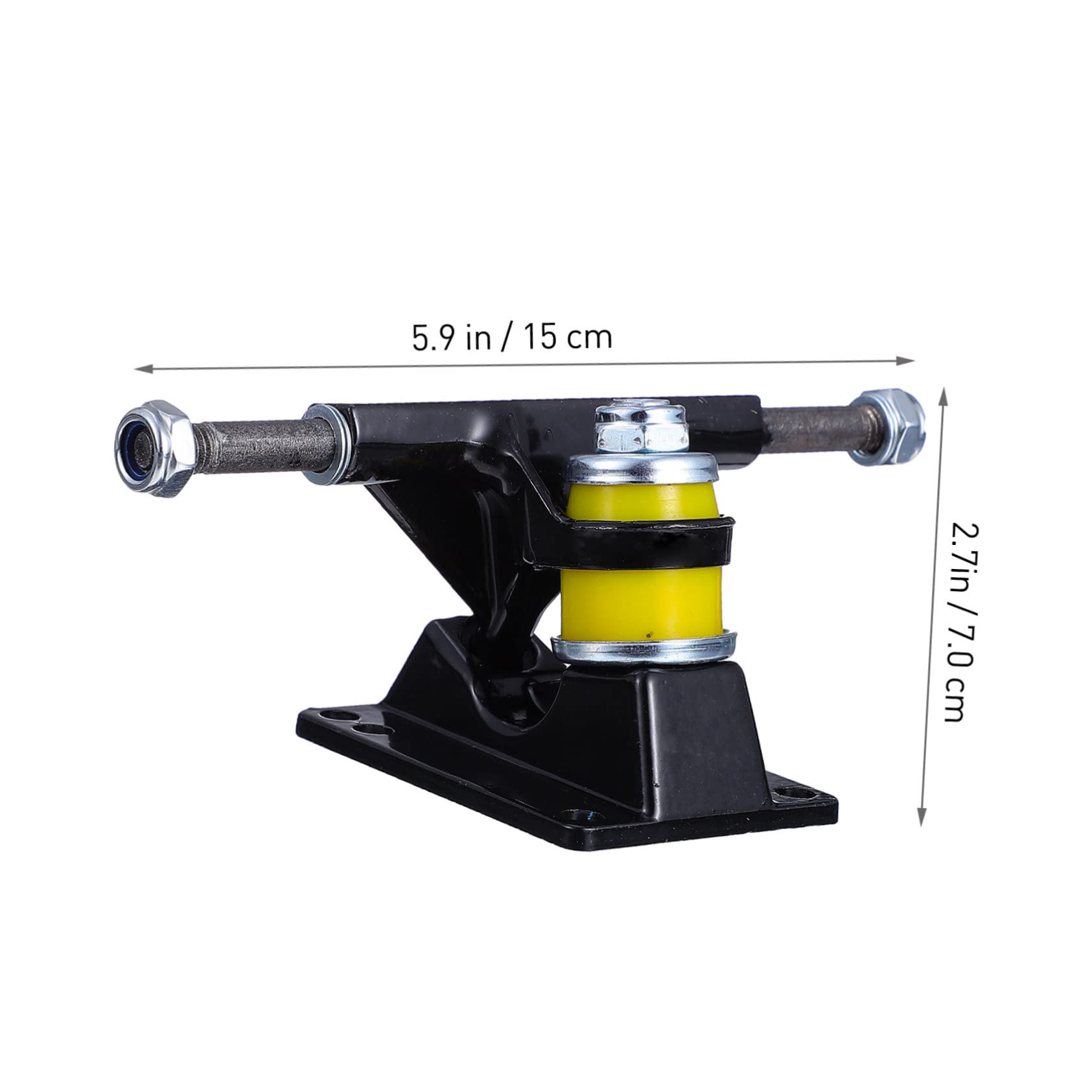 Gogogmee Skateboard Supplies 1 Pair Metal Scooter Wheel Bracket Simple Fashionable