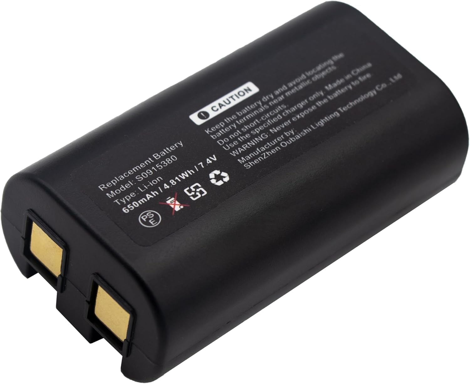 Replacement Battery for DYMO LabelManager280 260P LabelManager PnP,1815990 Compatible with 3M PL200, fits Part No DYMO S0895880 S0915380 W003688 14430 1758458,7.4V Li-ion 650mAh/4.81Wh。