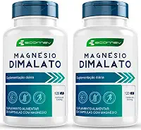 Magnesio Dimalato 500Mg 120 Cápsulas - Ecomev (Kit 2)