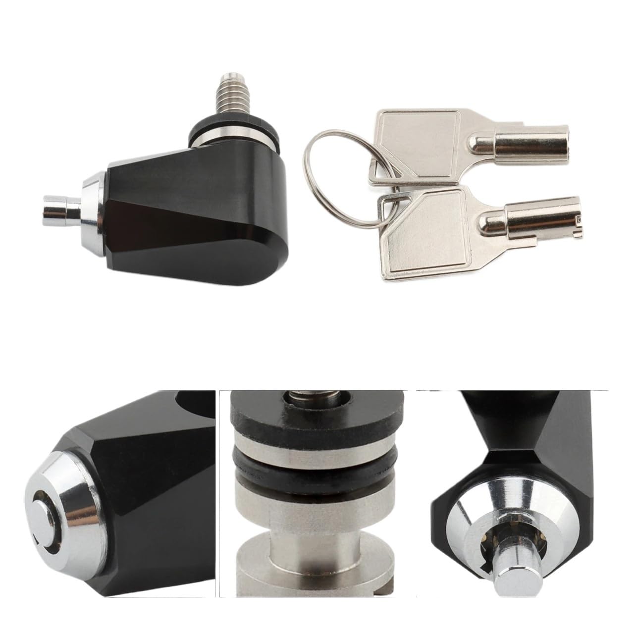 セキュリティ streetXXX Amazon.com: Motorcycle Seat Bolt Seat Lock Anti Theft for