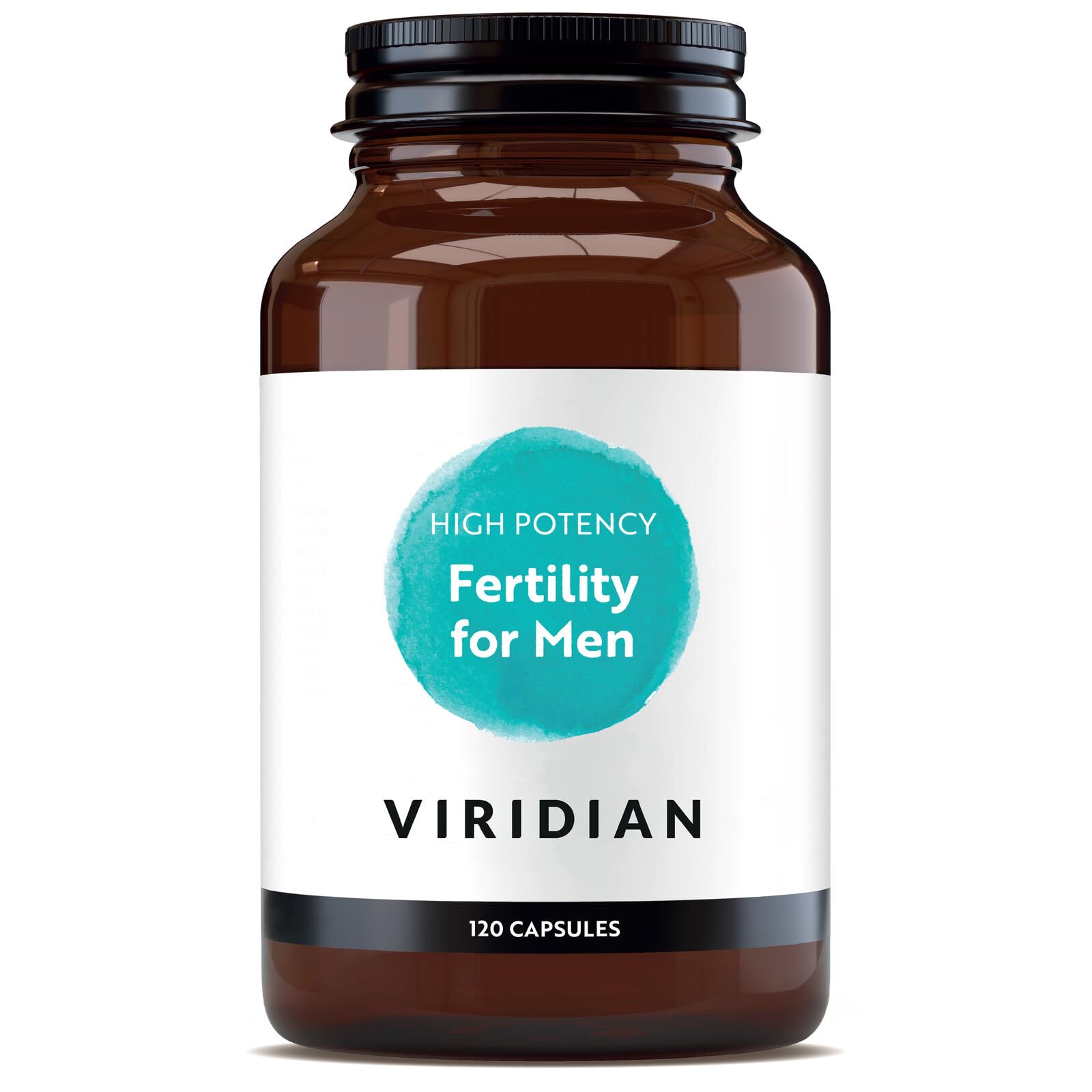 Viridian Fertility for Men (High Potency) | 120 Caps | Supports Reproductive Health with Zinc & Vital Nutrients | Vegan Capsules | Pre-Conception Support | Active Ingredients | Nutritionist Formulated
