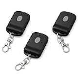 3-Pack 300MHz 10 dip Switch for Multicode Garage Gate Door Opener Remote Control, Replacement for 3089,3070,3060,308911,MCS308911,MCS306010,MCS3070 Gate Clicker with Keychain.