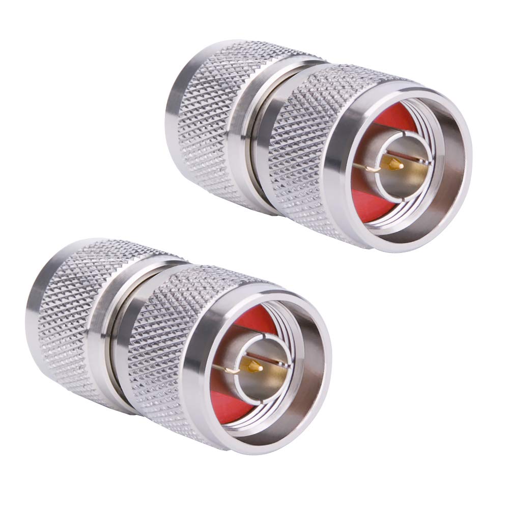 Discount 70% MOOKEERF N Connector N Adapter N Male to N Male Connector N Plug Adapter RF N-Male Connector 2pcs