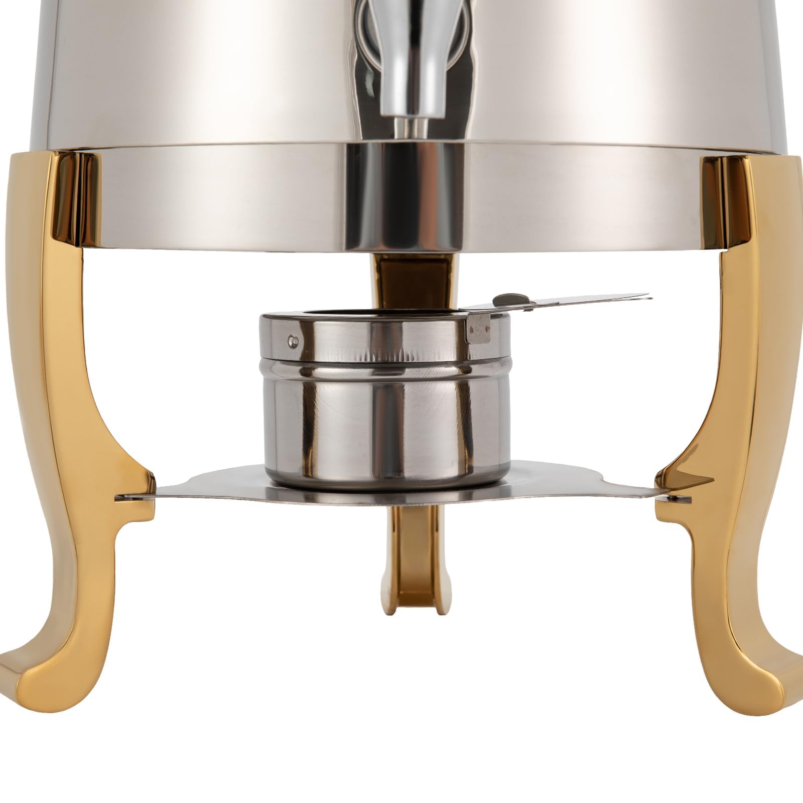 Distributore elettrico per bevande calde, 13 l, in acciaio inox, con vassoio per carburante, per feste, buffet, catering