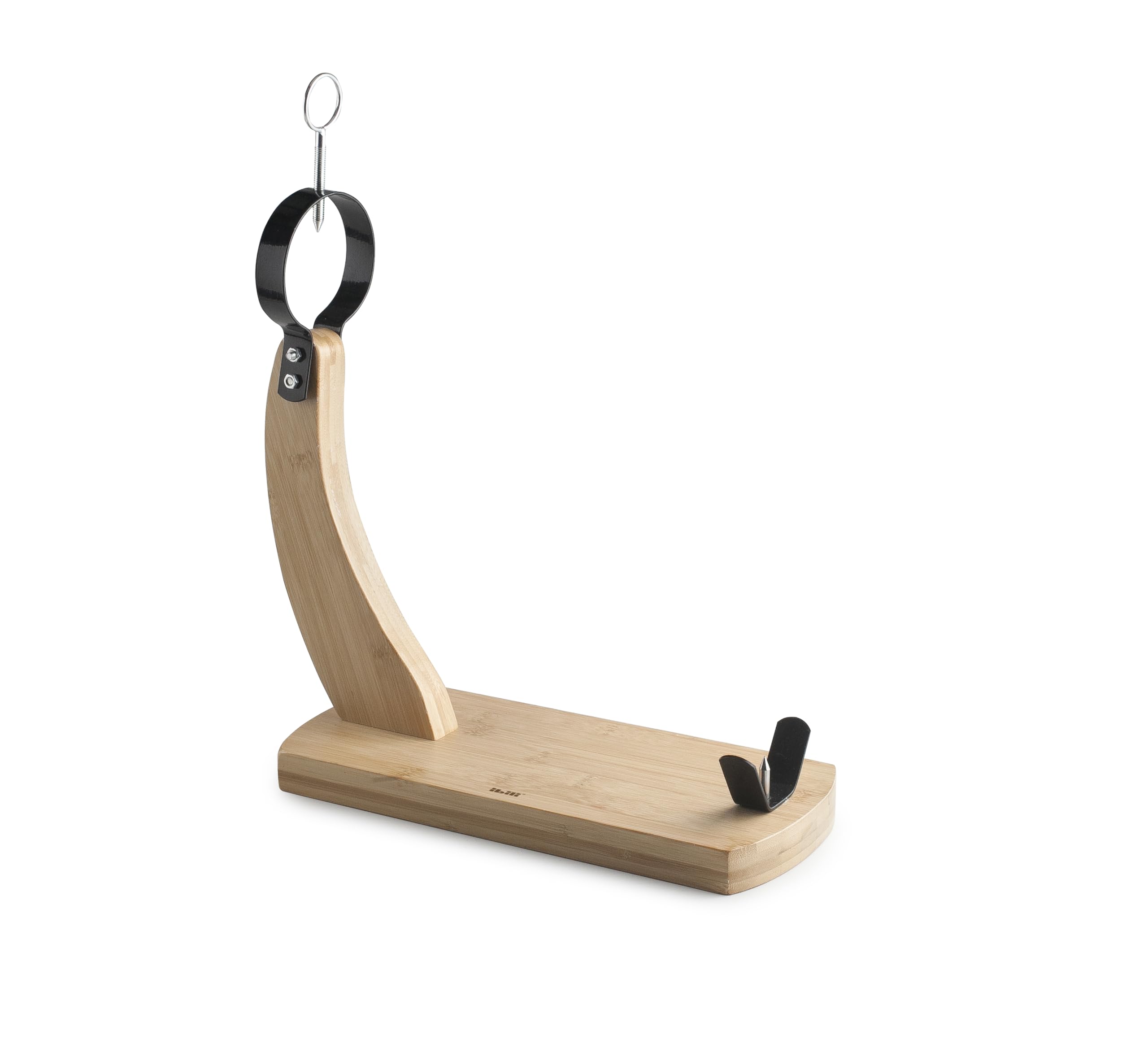 IBILI - Gondola Noble Ham Stand, Bamboo Wood, 37.5 x 16.5 cm, Brown