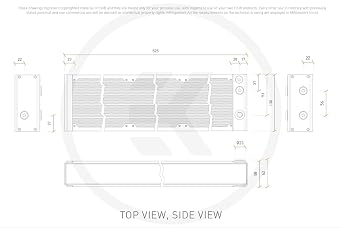 EKWB EK-Quantum Surface X480M Radiator, Quad, Black