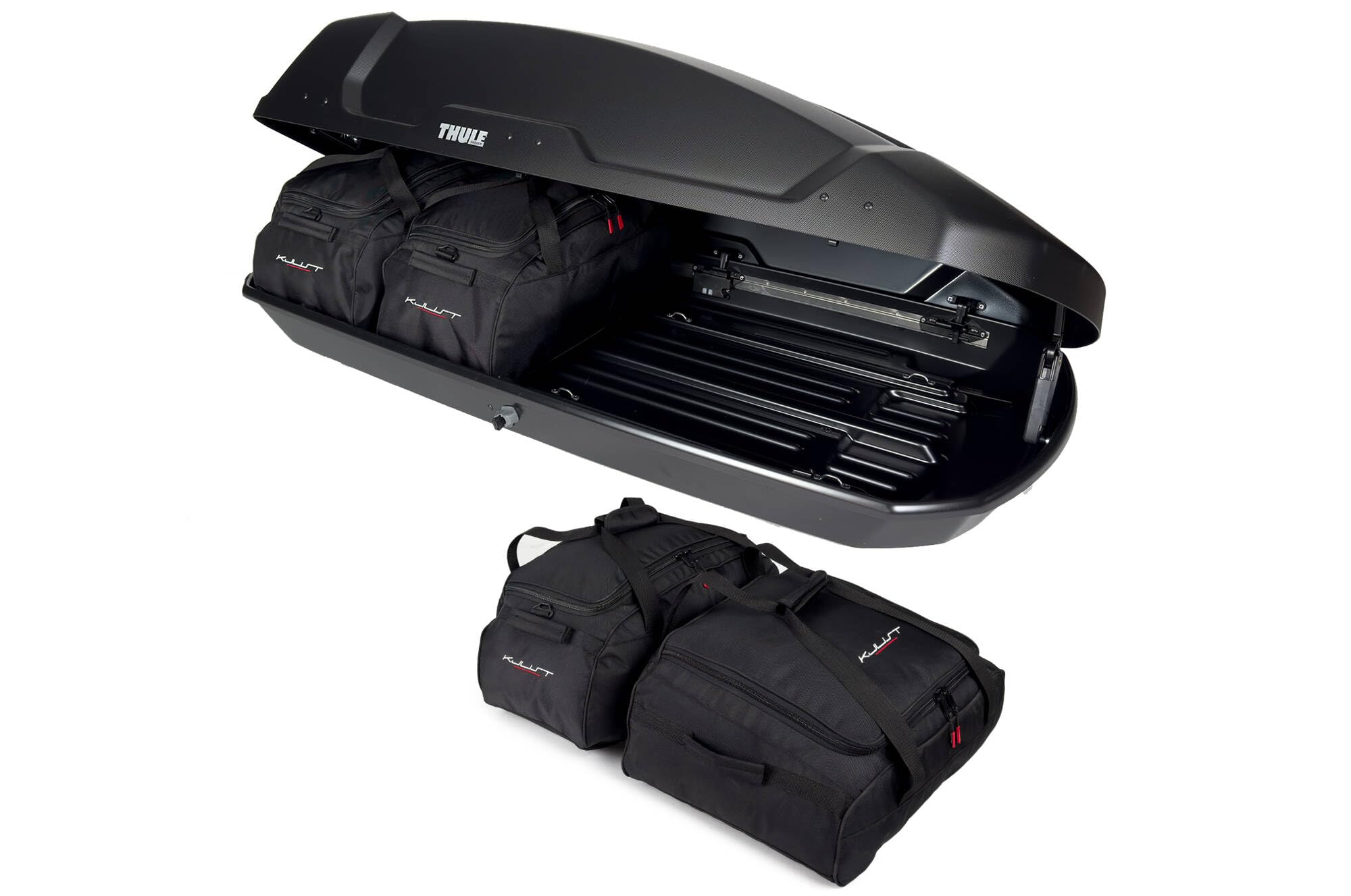 KJUST Sacs Set 4 pièces Compatible Avec Coffre De Toit THULE FORCE XT M