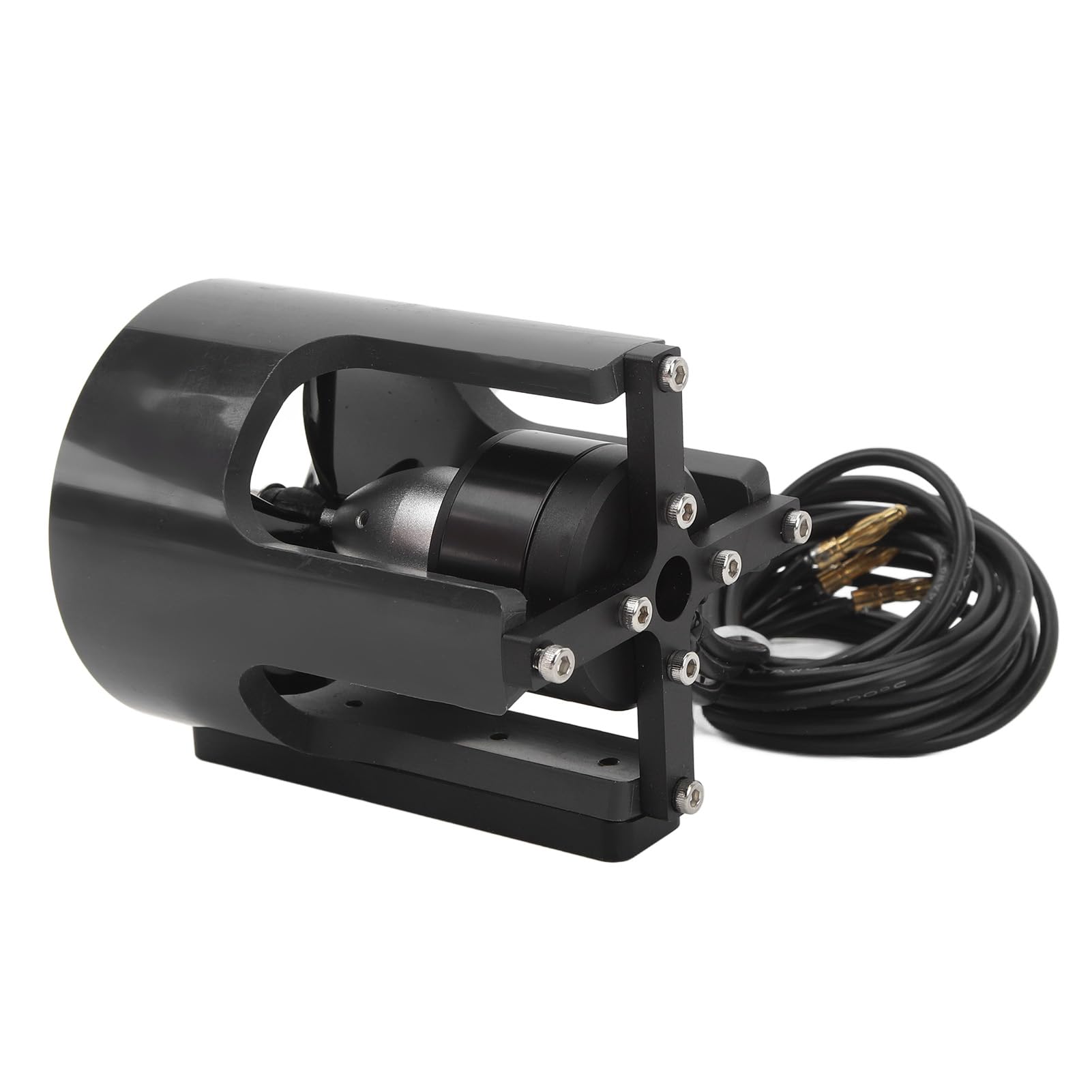 Propulsor Submarino KYO 4T PRO, 12 a 25,2 V Alto Rendimiento Propulsor Submarino del Motor Impermeable sin Escobillas, Kit de Motor de Kayak para Barco de Cebo de Pesca RC (CCW)