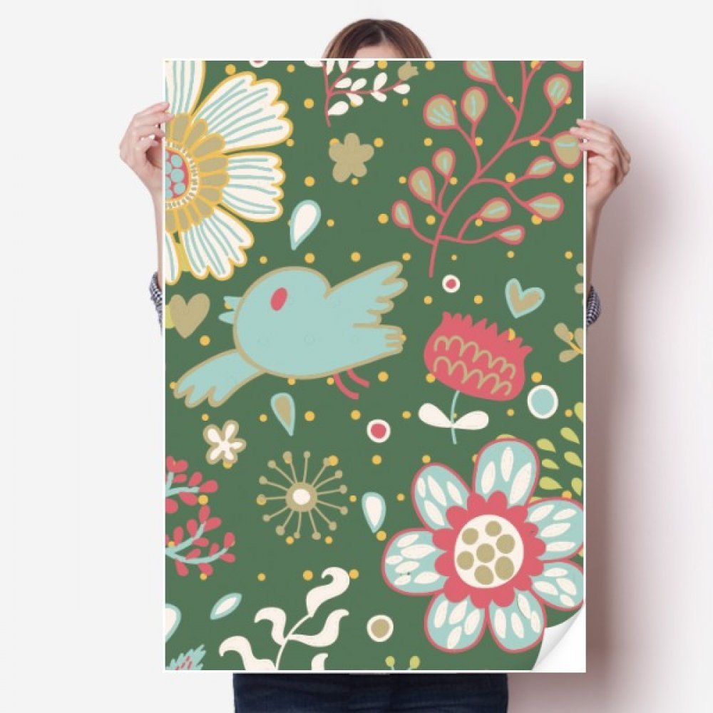 Wallpaper chambre amovible 80cm pour relooker facilement un mur blanc avec des motifs végétaux