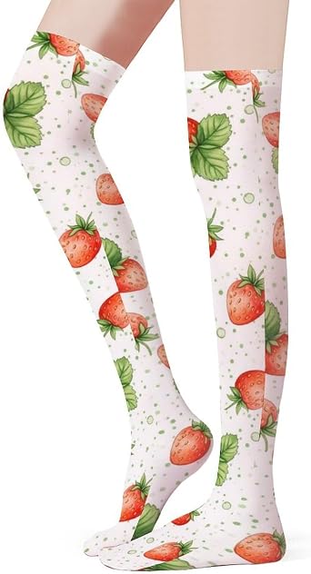 Novelty Over Knee High Socks Elastic Warm For Women Winter Daily Wear