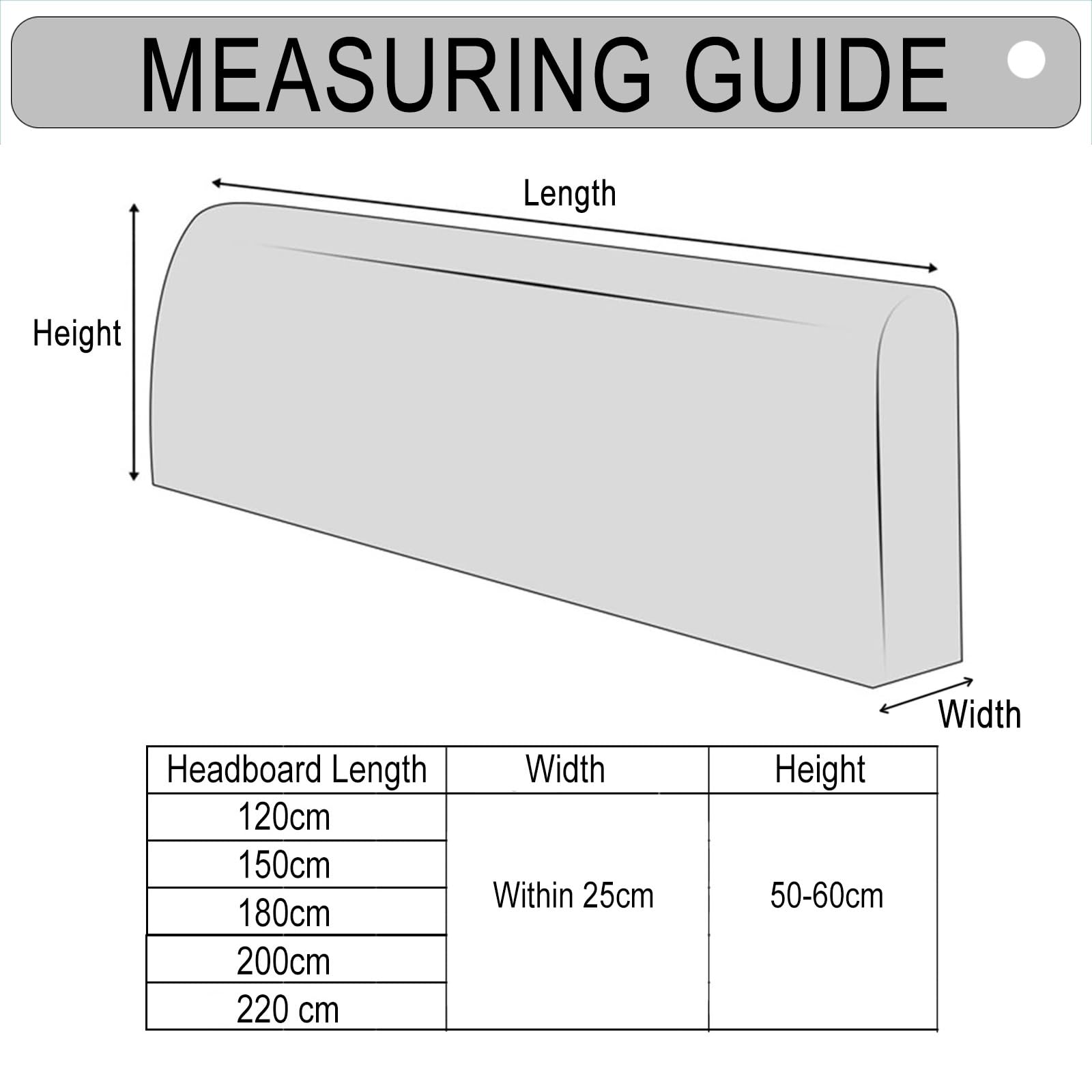 Matelassé Housse Tête De Lit Simili Cuir Imperméables Couverture De Tête De Lit Anti-poussière Housse de Protection (Orange,180 cm)