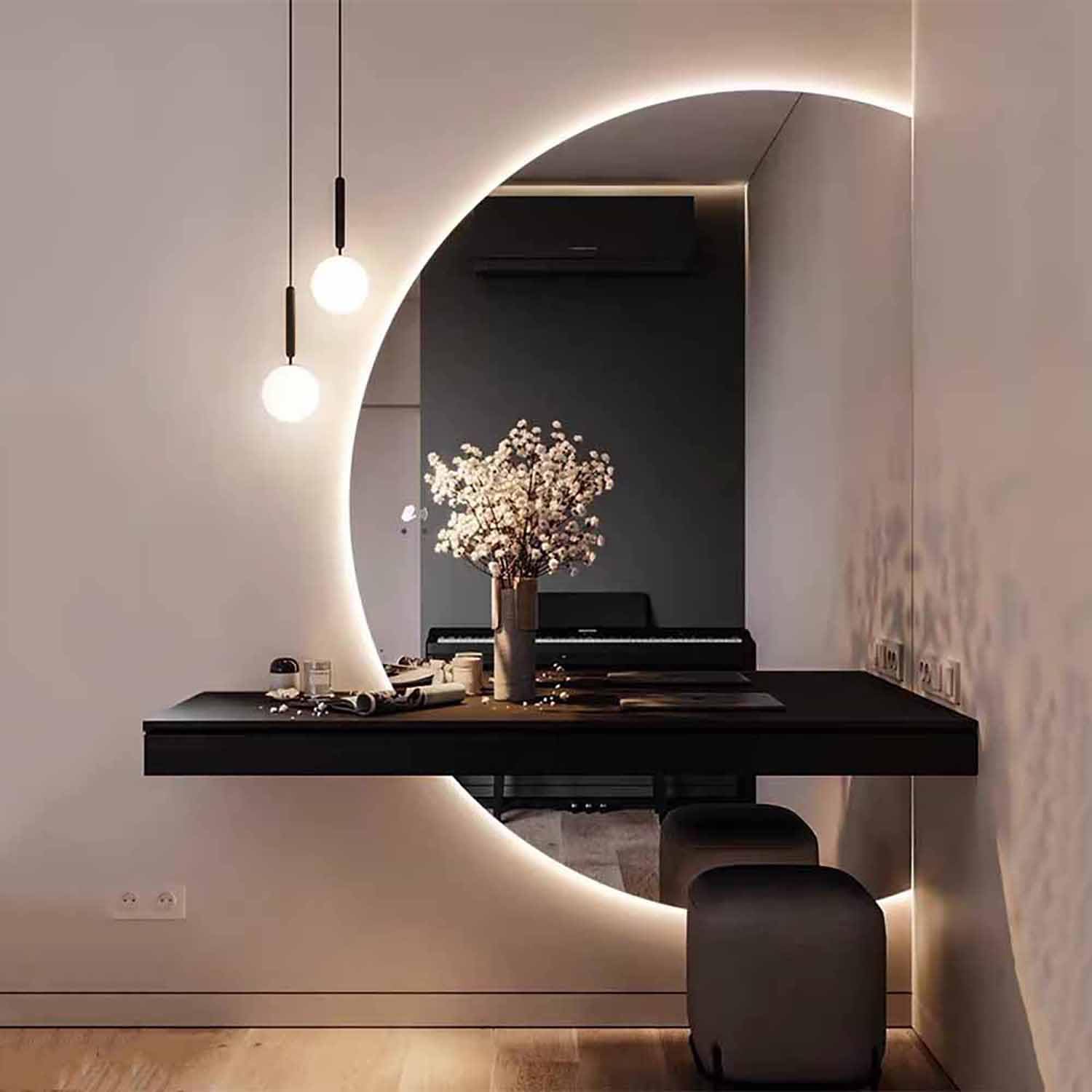 Miroir de salle de bain intelligent pour illuminer votre routine beauté chaque matin