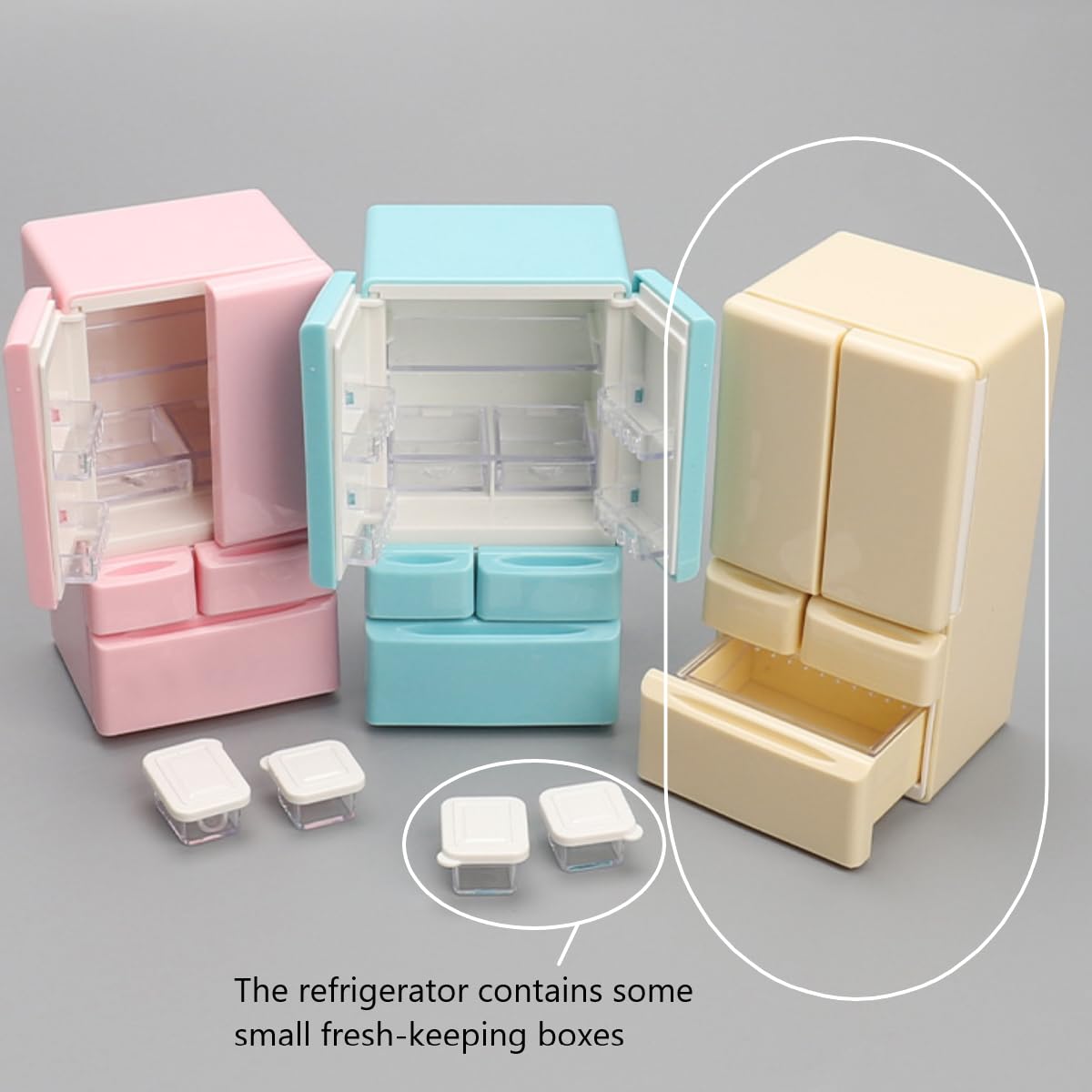 KARLOR Mini Fridge With drawers compartments Storage Box - Image 4