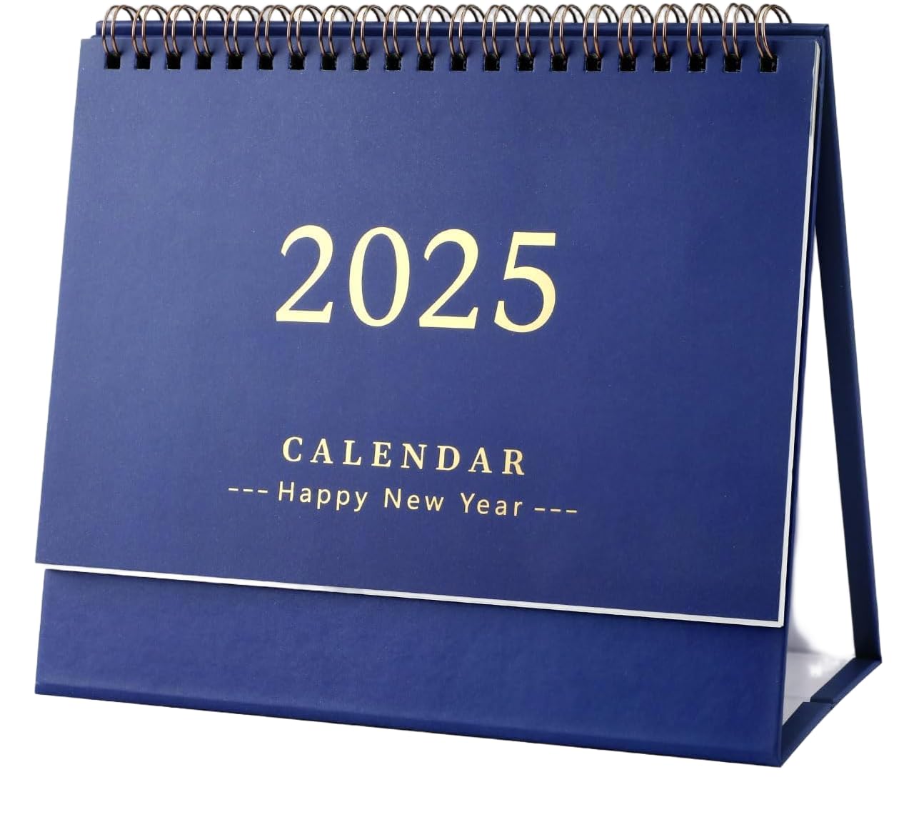 AOKWAWALIY 2026 Desk Calendar Standing Flip Desktop Calendar Stand up Desk Calendar 7.4x6.4 Inch with Twin-Wire Binding