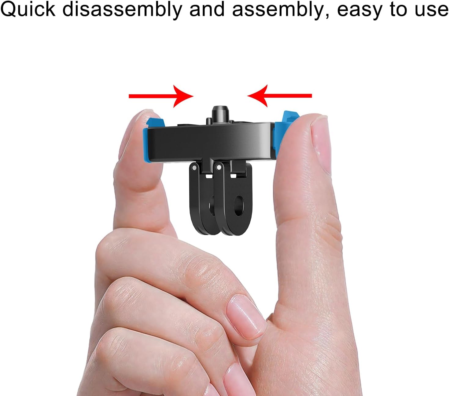 Camera Replacement Magnetic Quick Release Adapter Latch Mount with 1/4'' Tripod Connect Port for Handle Monopod Compatible with GoPro Hero 13