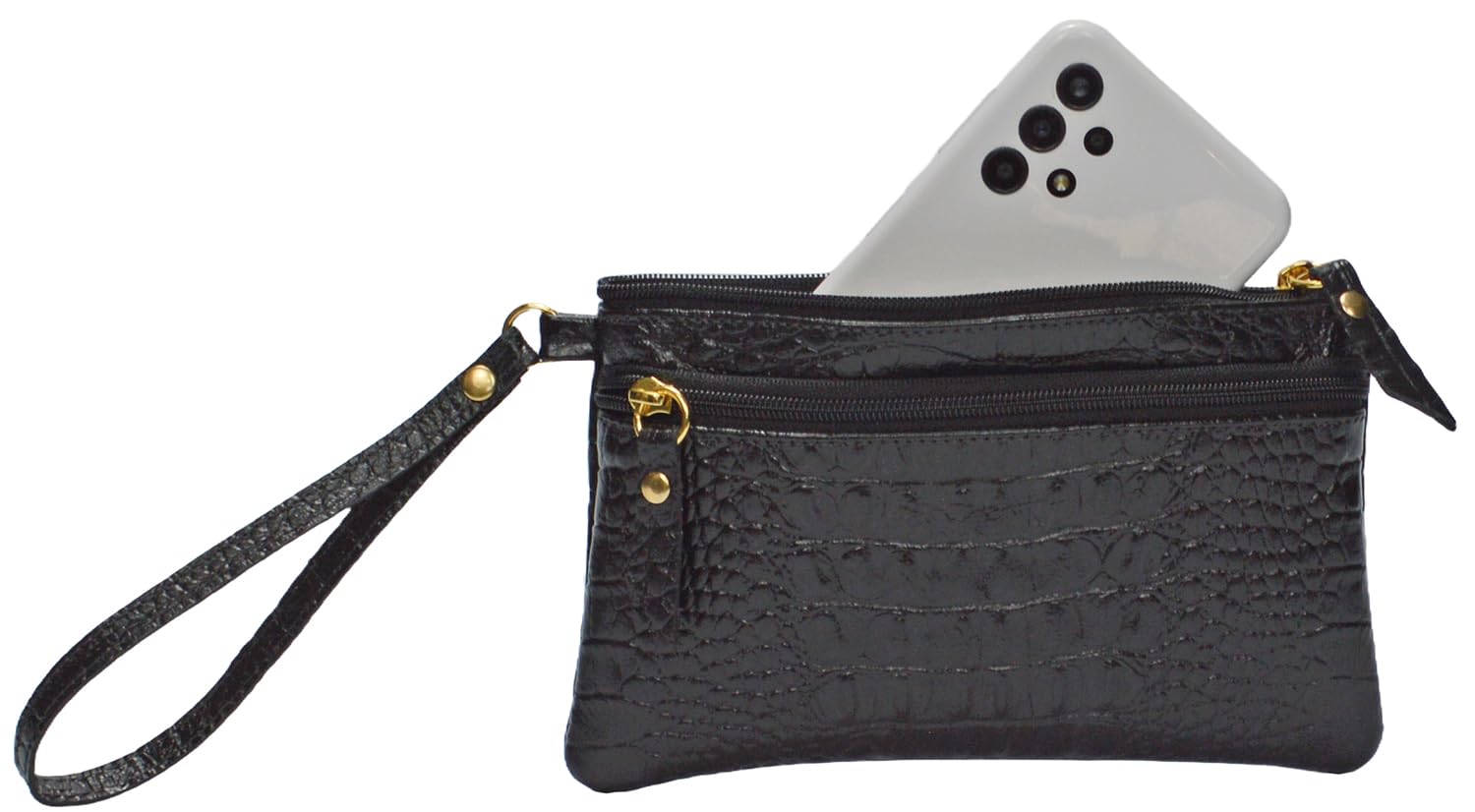 Bolsa de Mão Clutch Carteira de Mao e Porta Celular Feminina em Couro Legítimo (Preta) em promoção! Veja a oferta e mais achadinhos de Bolsas 3 Hoje é o melhor dia para comprar Bolsa de Mão Clutch Carteira de Mao e Porta Celular Feminina em Couro Legítimo (Preta) com aquele preço maroto! Promoção! Aproveite a oferta! 3