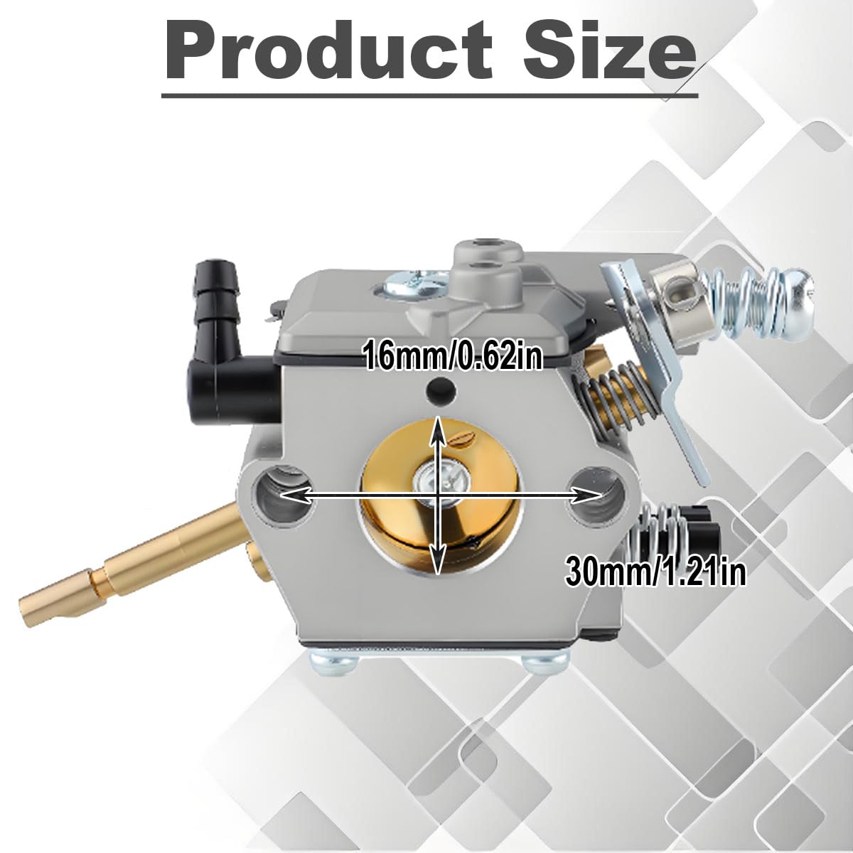 Carburateur FS66 pour Stihl FS86 FS48 FS52 FS56 FS62 FS81 FS106 FS66 Débroussailleuse BR400 Souffleur de Feuilles WT-45 WT-45-1 WT-45A WT-112-1 Pièces de Rechange 4126 120 0600