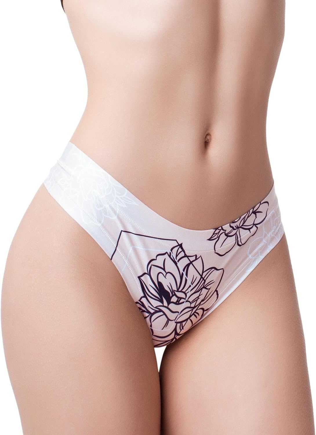 Women’s Slip Panties – Lace & Pure Pink | Soft Stretch, Breathable Cotton Crotch, No Elastic, Tag-Free Underwear