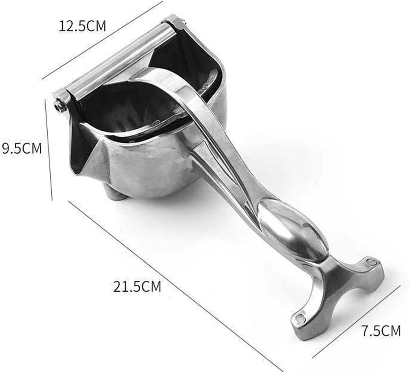 Heavy Duty Manual Fruit Juicer Press, Large Capacity Cast Iron Juicer Hand Press Citrus Squeezer for Home Kitchen Use - Portable Detachable Easy to Clean