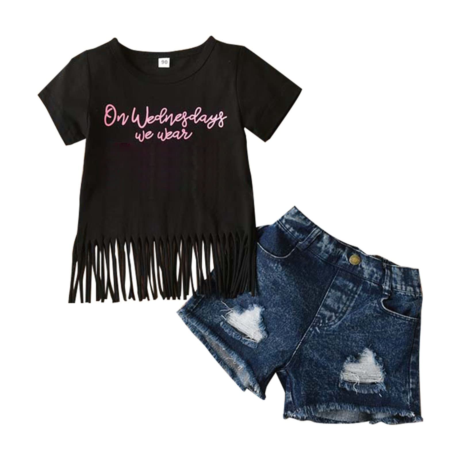 blusa negra con flecos