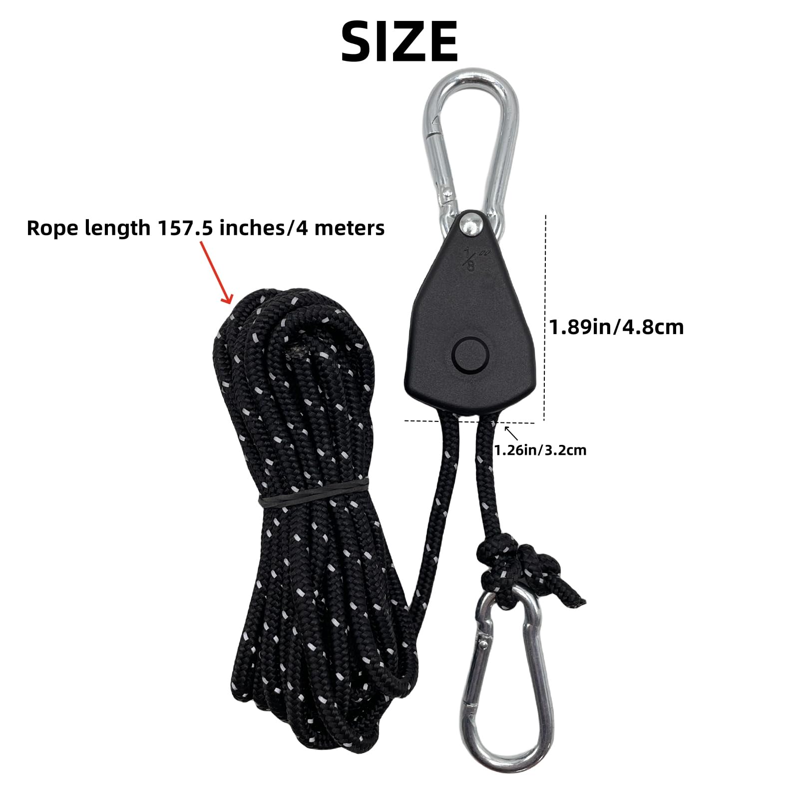 Hanger Rop Duty 2pcs Rope 75lbs Heavy Ratchet Yoyohanger Heavy Ropes Speed Rope