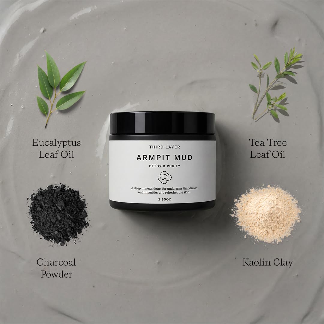 Third Layer Armpit Mud Clarifying Underarm Clay Mask, 2.85 oz
