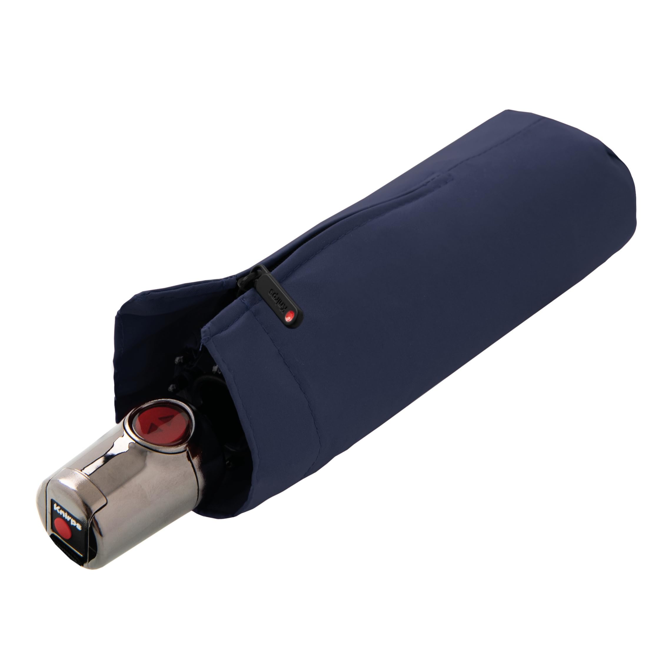 Knirps Taschenschirm T.100 Small Duomatic mit Schutzhülle I Kleiner Regenschirm mit Duomatic-Funktion I Auf-Zu-Automatik I Taschenregenschirm mit Drucktaste I Regenschirm automatisch