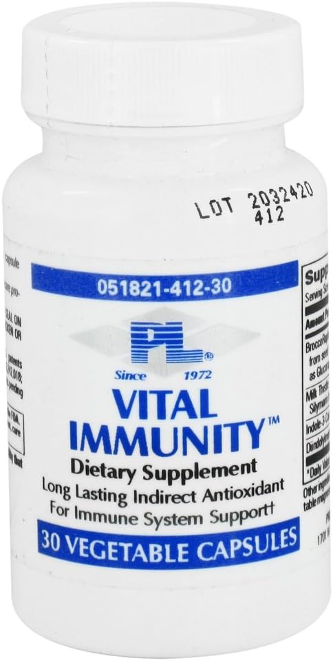 Progressive Laboratories Vital Immunity - 30 Vegetarian Capsules, Pack of 3