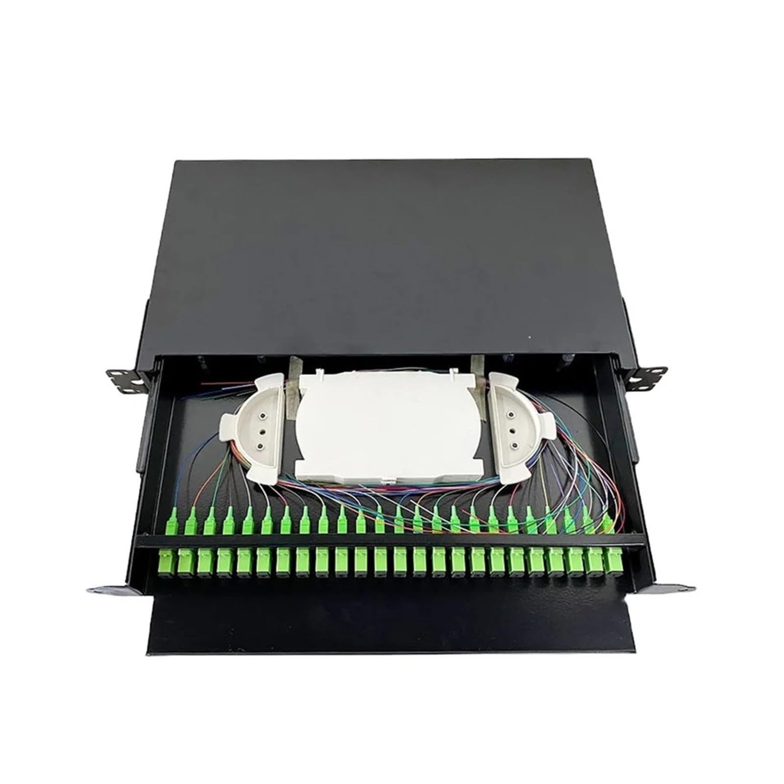 19 inch 24cores SC A ODF Pull type optical fiber distribution frame Rack Mounted Indoor fibers Distribution Frame Patch Panel