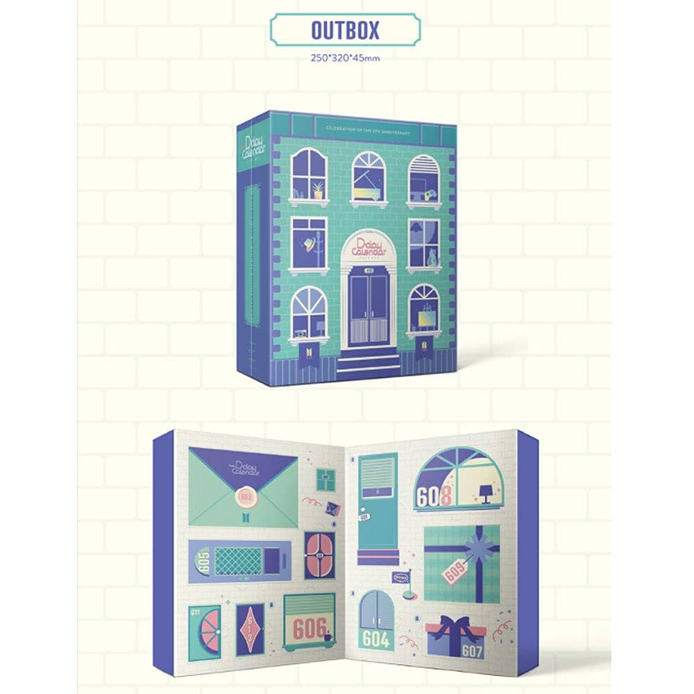 BTS D-day カレンダー BTS FESTA D-DAY CALENDAR : Celebration of The 8th