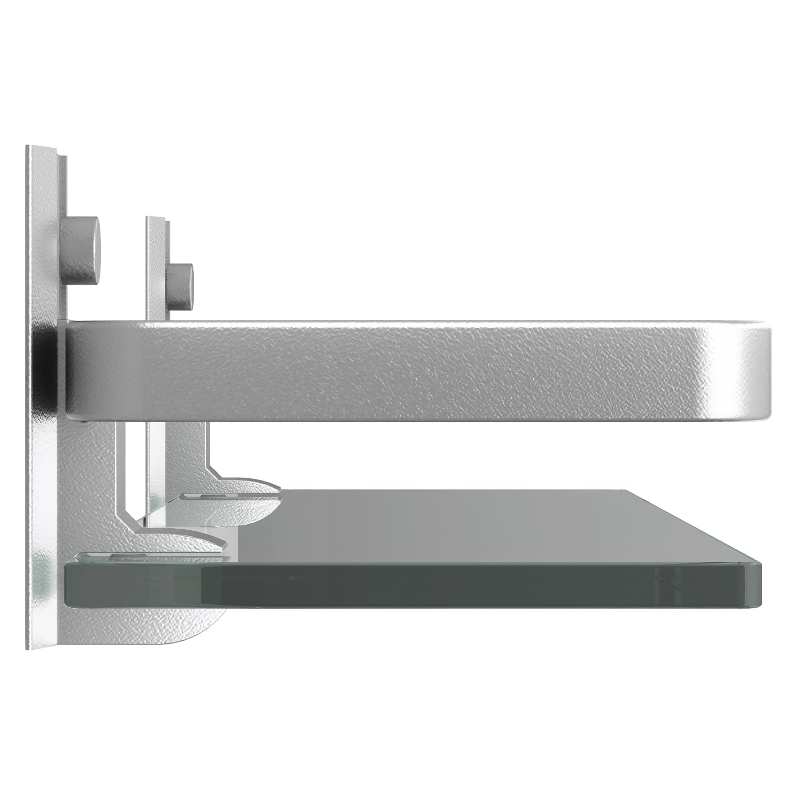 Planchet met Handdoekrek en Douchemand Geesa Frame Zwart
