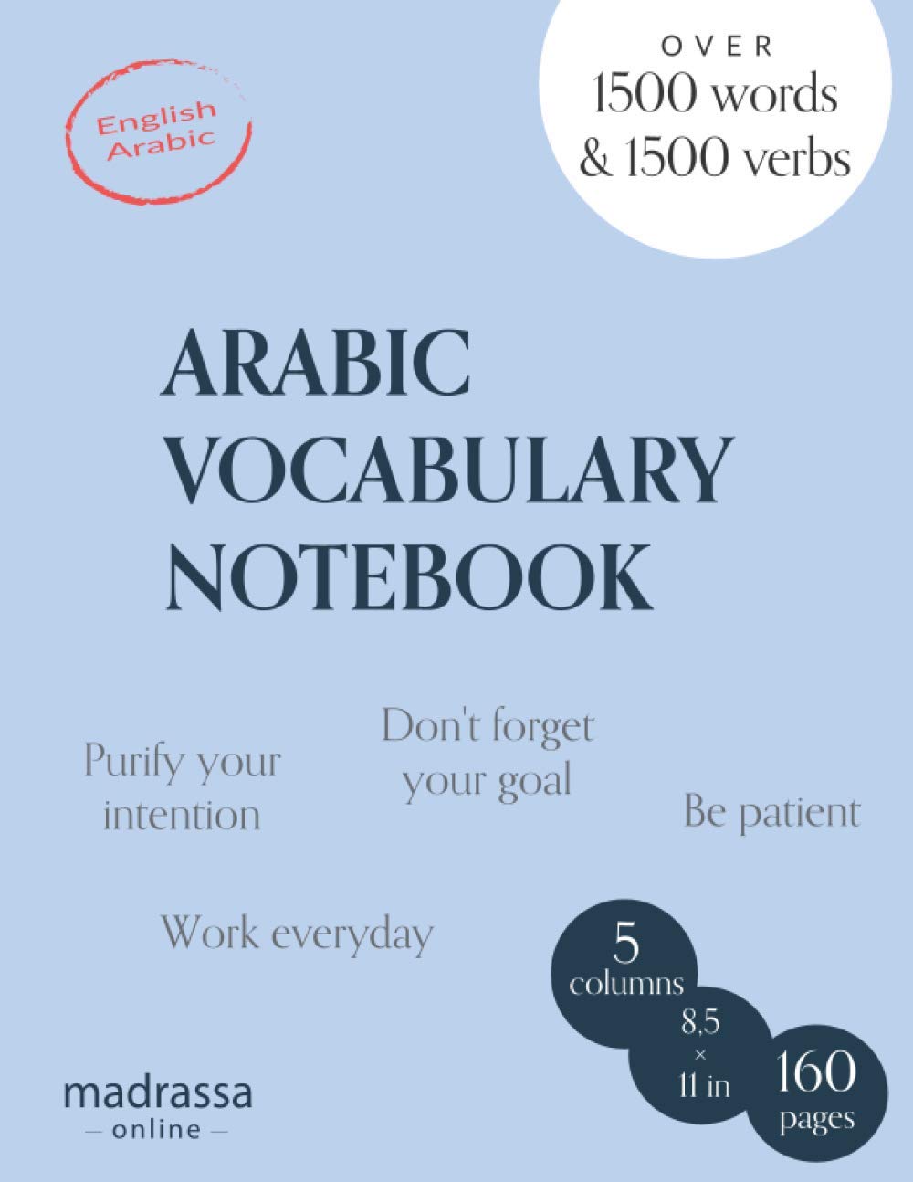 Arabic vocabulary notebook (Arabic Learning Books)