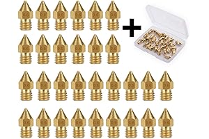 30PCS 0.6mm 3D Printer Extruder Nozzles for Anet A8 Makerbot MK8 Creality...