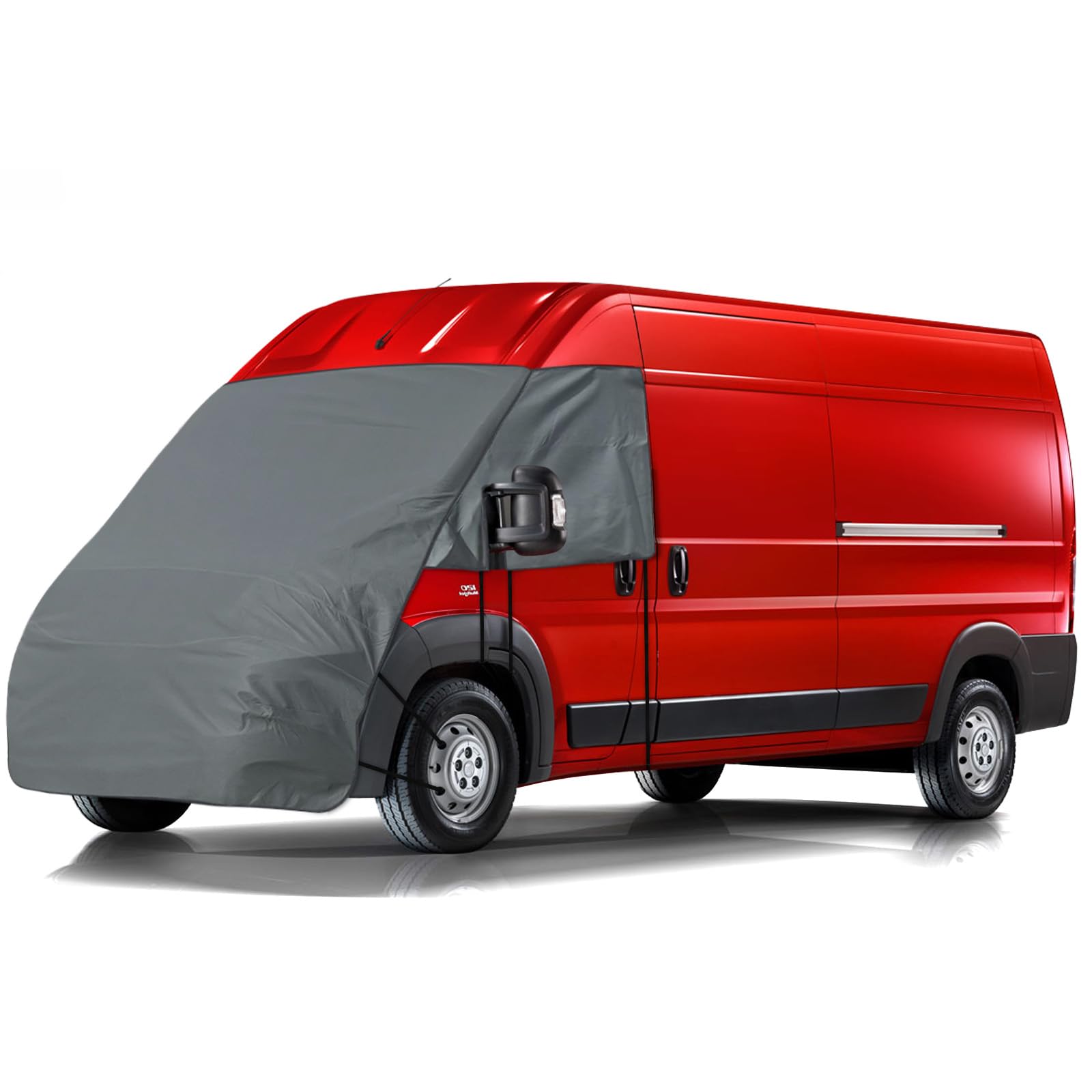 Bâche De Protection Thermique Pare-brise Pour Camping-car Renault Master, Nissan NV400, Opel Movano | Housse 420D Avec Aimants Et Sangles
