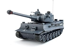 RC Army: 1/28 Scale German Tiger Tank with Intriguing Features