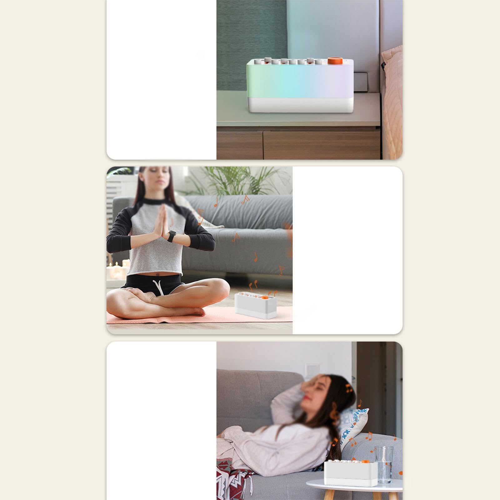 Generatore di Rumore Bianco per Dormire, Subwoofer Compatto da Tavolo