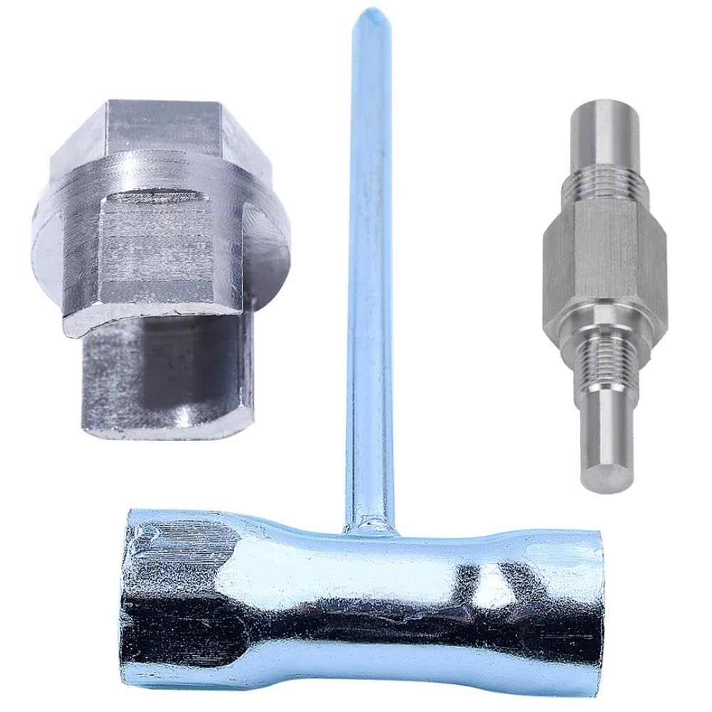 Llave de extracción de embrague, herramienta Scrench, tope de pistón apto for motosierra H 340, 345, 346, 350, 351, 353, 445, 455, 460, 502541603