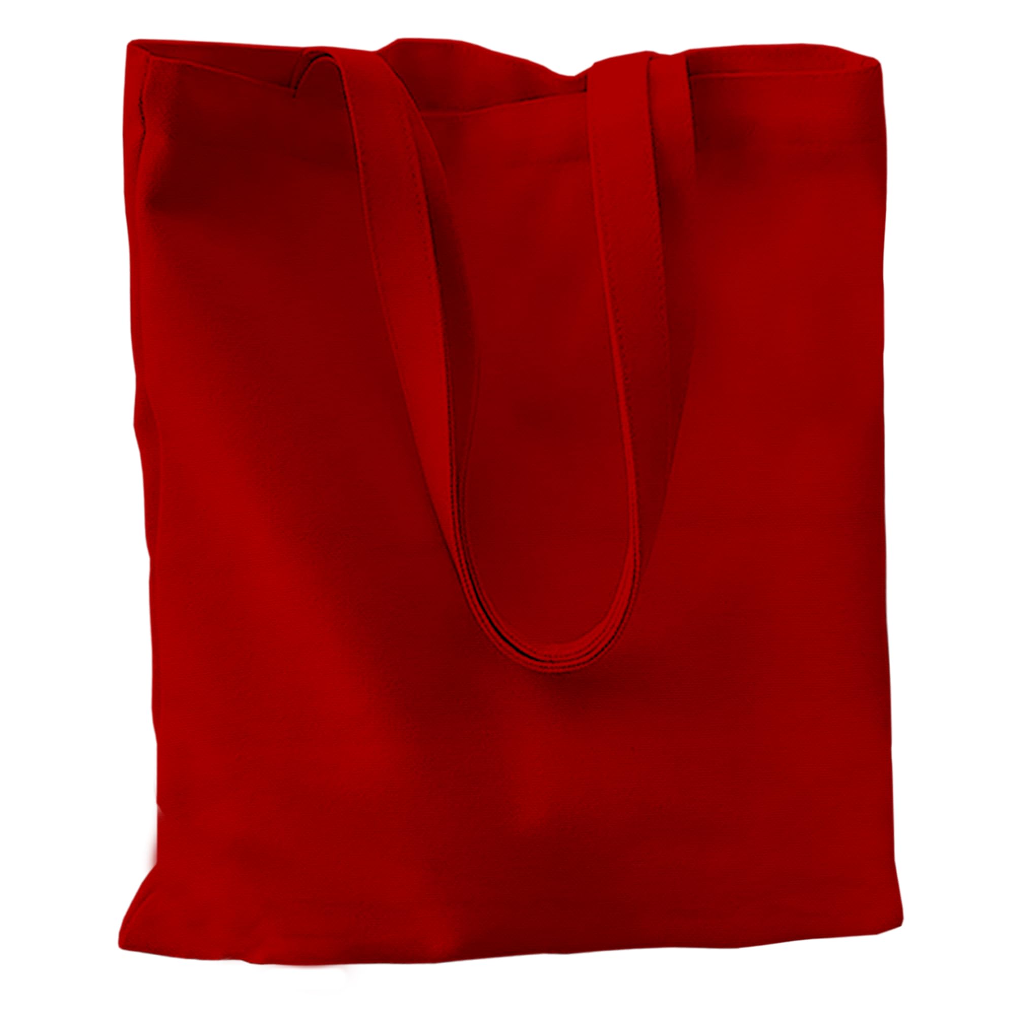 Economical Canvas Cotton Tote Bag, 6 | 8 Pack, Lightweight Reusable Grocery Shopping Cloth Bags, DIY, Advertising, Promotion